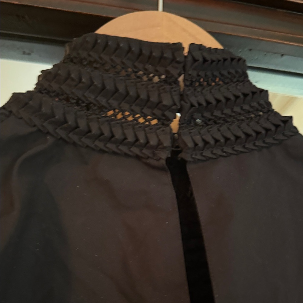 Fendi Black Smocked Top - Picture 9 of 9
